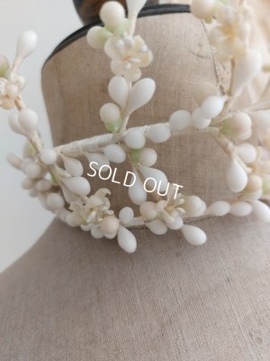 画像7: アンティークワックスフラワーティアラ