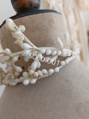 画像5: アンティークワックスフラワーティアラ