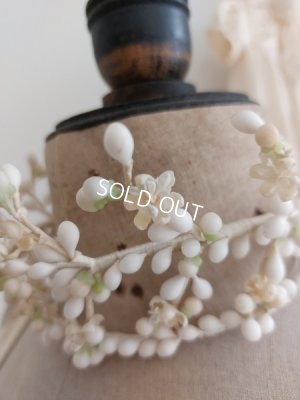 画像15: アンティークワックスフラワーティアラ