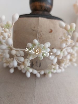 画像3: アンティークワックスフラワーティアラ