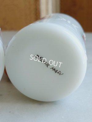 画像4: アンティークオパリンガラスドレッシングボトル