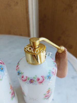 画像14: アンティークオパリンガラスドレッシングボトル