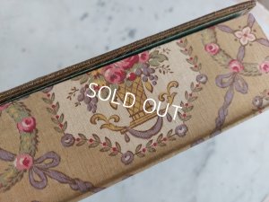 画像6: アンティーク花かご柄カルトナージュボックス