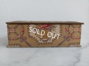 画像11: アンティーク花かご柄カルトナージュボックス