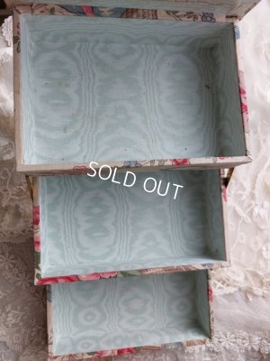 画像15: アンティークカルトナージュソーイングボックス