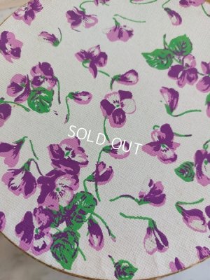 画像7: アンティークすみれ柄紙箱