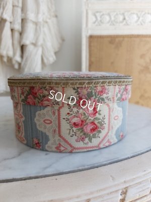 画像3: アンティークローズ柄カルトナージュボックス