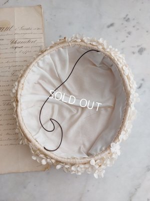 画像7: アンティーク布花ハット