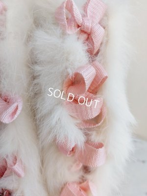 画像10: アンティークふわふわのベビーロングシューズ