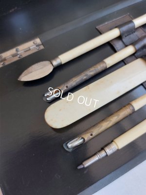 画像9: アンティークナポレオン三世スタイルインクセット