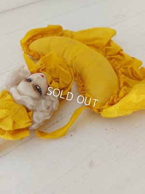 画像6: アンティークブドワールドールヘッドピンクッション