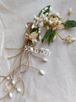 画像10: アンティークマリエワックスフラワーオーナメント