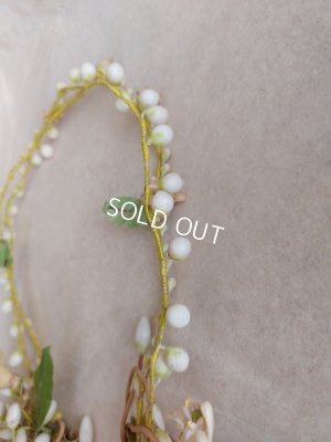 画像2: アンティークマリエワックスフラワーティアラ