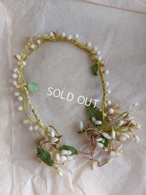 画像9: アンティークマリエワックスフラワーティアラ