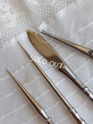 画像23: アンティークシルバーソーイングセット