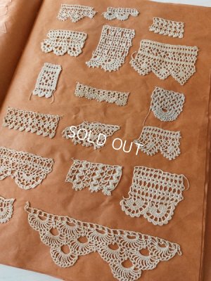 画像5: アンティーククロッシェ編みレースサンプラー