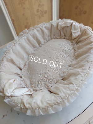 画像4: アンティークレース装飾バスケット