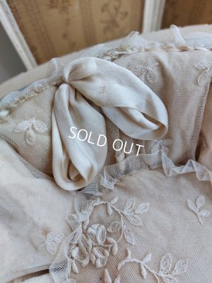 画像7: アンティークレース装飾バスケット