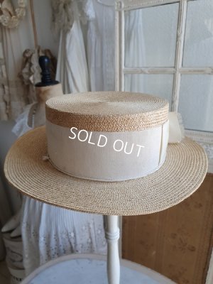 画像4: アンティークストローハット