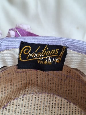 画像9: アンティーク布花ハット