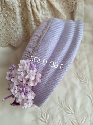 画像8: アンティーク布花ハット