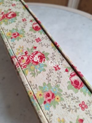 画像11: アンティーク花柄カルトナージュボックス