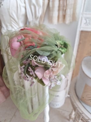 画像11: ヴィンテージ布花ハット