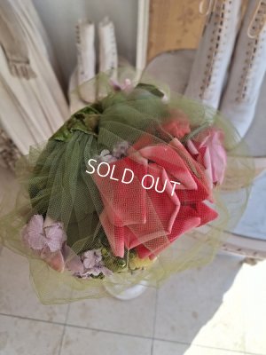 画像13: ヴィンテージ布花ハット