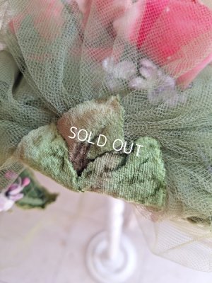 画像14: ヴィンテージ布花ハット