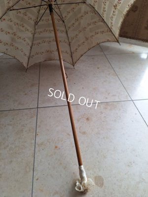 画像12: アンティーク花柄パラソル