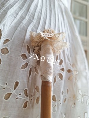 画像14: アンティーク花柄パラソル