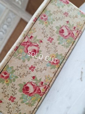 画像7:  アンティーク花柄カルトナージュボックス