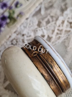 画像3: アンティークエンジェル柄パウダージャー