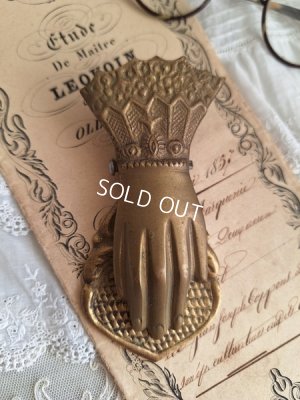 画像2: アンティークハンド型クリップ