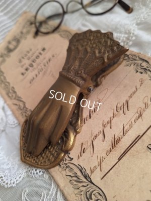 画像8: アンティークハンド型クリップ