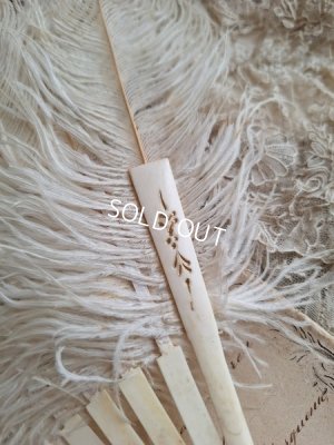 画像5: アンティークフェザーファン