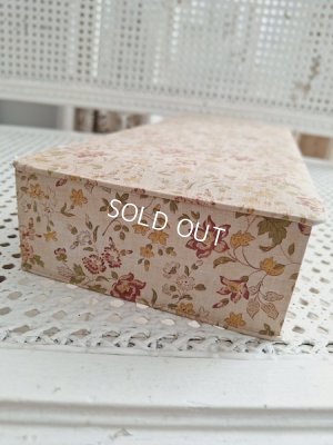 画像3: アンティーク花柄カルトナージュボックス