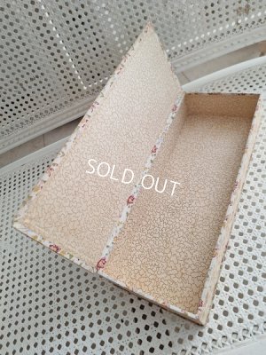 画像4: アンティーク花柄カルトナージュボックス