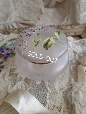 画像3: アンティークガラスパウダージャー