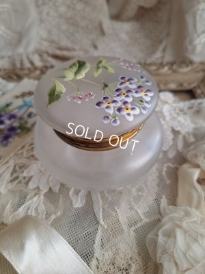 画像5: アンティークガラスパウダージャー