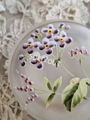 画像2: アンティークガラスパウダージャー