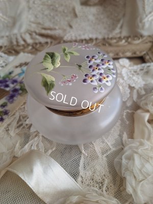 画像12: アンティークガラスパウダージャー