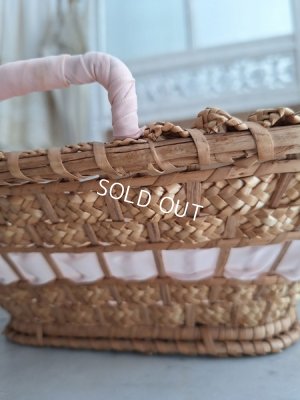 画像2: アンティーククッション付きバスケット