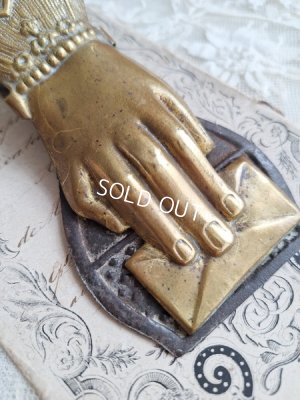 画像4: アンティークハンド形クリップ