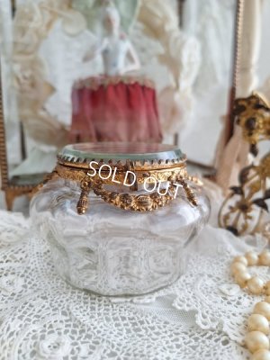 画像12: アンティークローズガーランド装飾パウダージャー