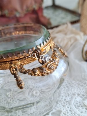 画像5: アンティークローズガーランド装飾パウダージャー