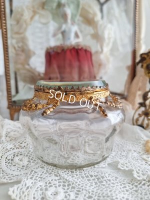 画像9: アンティークローズガーランド装飾パウダージャー