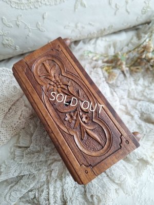 画像8: アンティーククッション付きウッドボックス