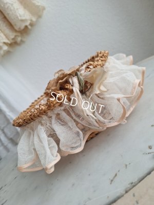 画像6: アンティークレースパニエ