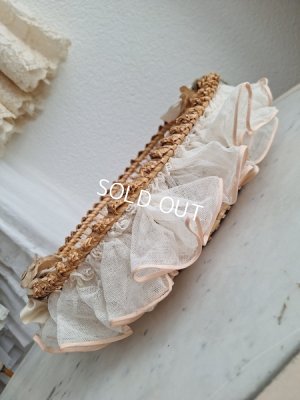 画像22: アンティークレースパニエ